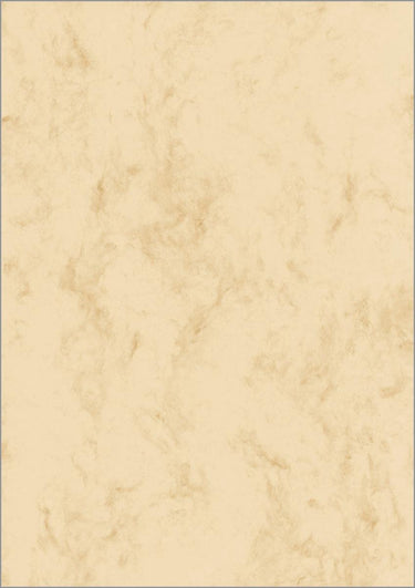 Sigel designpapier - a4 - marmer beige - 200 grams - 50 vel - si-dp397