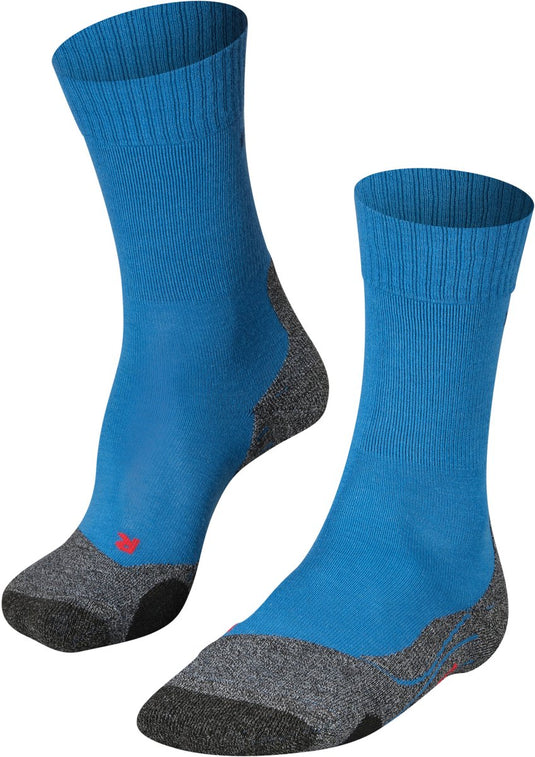 Falke tk2 anti-blaar dik wol functioneel materiaal wandelsokken heren blauw - maat 42-43