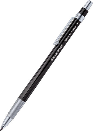 Staedtler vulpotlood mars technico 2 mm, zwarte houder