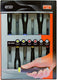 Bahco be-9886 schroevendraaierset - 6 delig