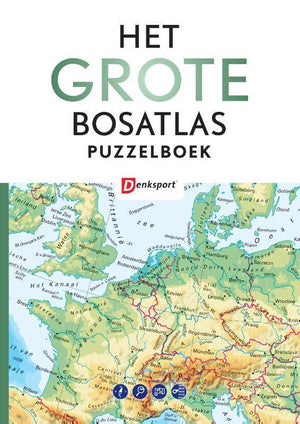 Denksport het grote bosatlas puzzelboek - - editie 1