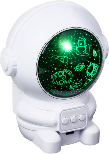Grundig sterrenprojector astronaut - sterrenprojector kleurveranderend met 360 graden rotatie - sterrenlamp met usb-c kabel - projector lamp binnengebruik - astronaut design