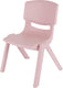 Bieco antique roze kunststof kinderstoeltje