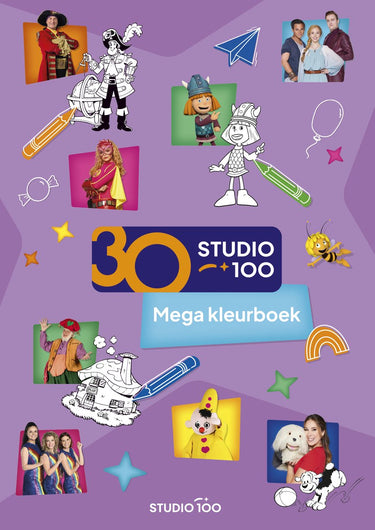 Studio 100 mega kleurboek - 30 jaar