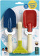 Klein toys - tuingereedschap set voor kinderen - schop, schep en hark - metaal en hout