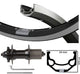 Kgs achterwiel 28 inch (622) zac19 zw zilv. disk 8-10 sp 6 bout uitval