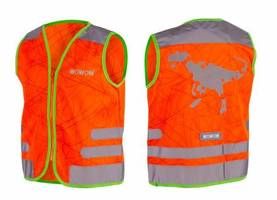Wowow refl.vest nutty m orange