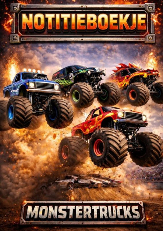 Notitieboekje, monstertrucks