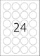 Herma movables etiketten rond 40 100 vel din a4 2400 stuks 4476