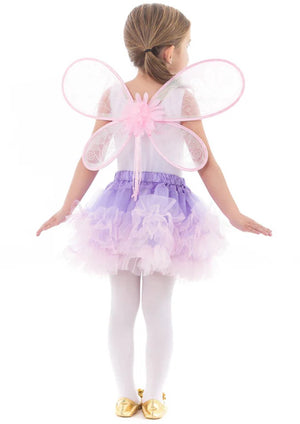 Little adventures - deluxe roze feeënvleugels – one size