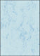 Sigel designpapier a4 - met motief marmer blauw - tweezijdig - 200 grams - 50 vel - si-dp551