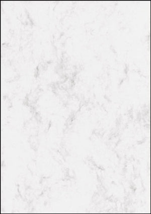 Sigel designpapier a4 - marmer grijs - 200 grams - 50 vel - si-dp396