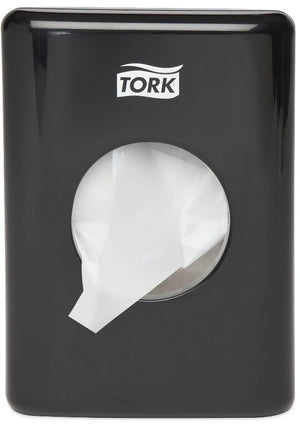 Tork 566008 dispenser damesverbandzakjes zwart 36x140x100 mm per stuk (566008)