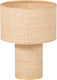 Woood syro tafellamp ø 42 cm - raffia - naturel - 55x42x42