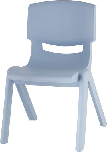 Bieco trend blauw kunststof kinderstoeltje