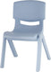 Bieco trend blauw kunststof kinderstoeltje