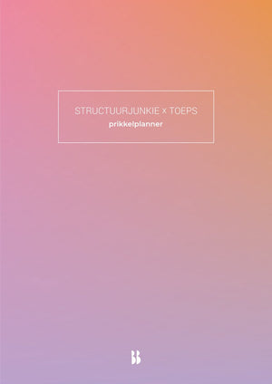 Structuurjunkie - x toeps-prikkelplanner