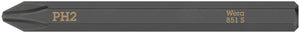 Wera 851 s phillips kruiskopbits voor slagschroevendraaier, ph 2 x 70 mm - 05018161001