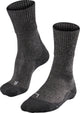 Falke tk1 wool anti-blaar dik wol functioneel materiaal wandelsokken heren grijs - maat 39-41