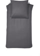 Cinderella morning 1-persoons dekbedovertrekset 155x220cm flanel antraciet + 1 kussensloop 60x70