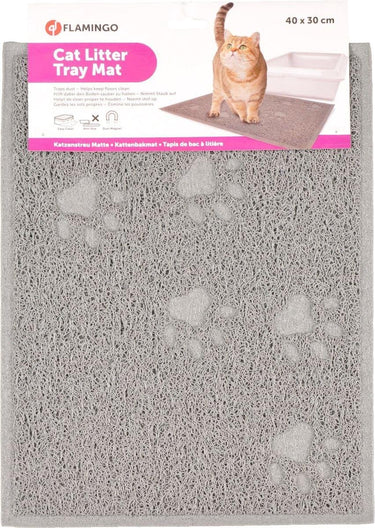 Flamingo kattenbakmat - 40 x 30 cm