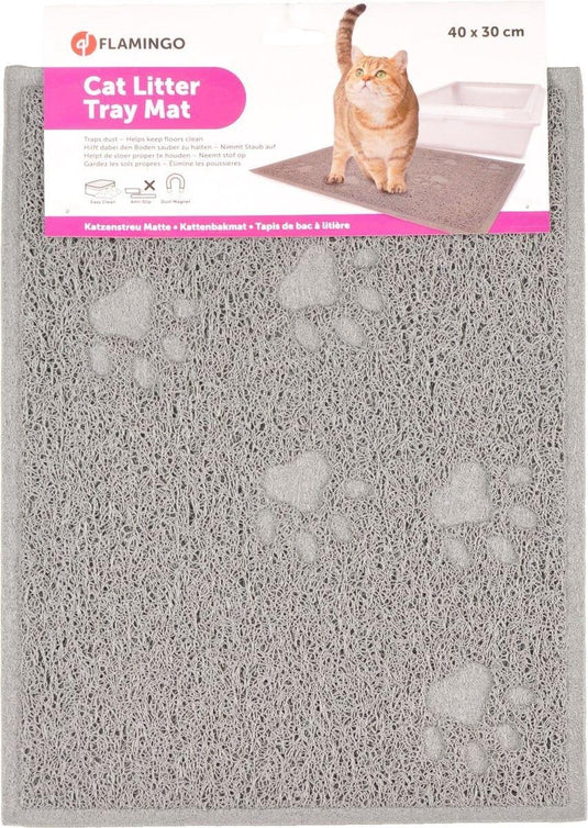 Flamingo kattenbakmat - 40 x 30 cm