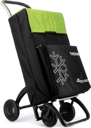 Rolser boodschappentrolley 4 wielen - thermo fresh mf - 4.2 - zwart lima
