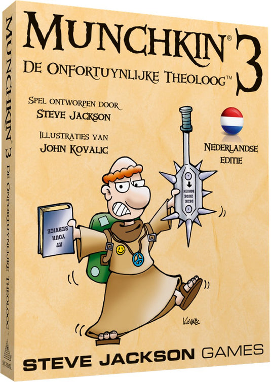 Steve jackson games munchkin 3 de onfortuynlijke theoloog - uitbreiding - kaartspel