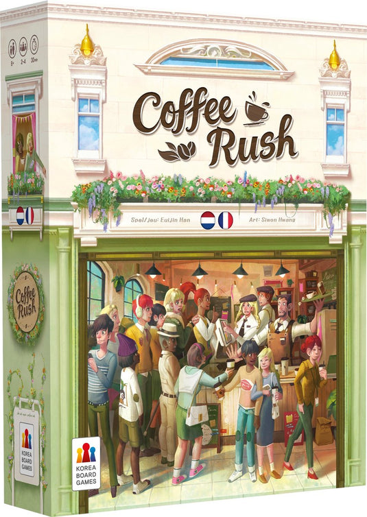 Korea board games - coffee rush - nederlandstalig bordspel - geschikt voor 2-4 spelers