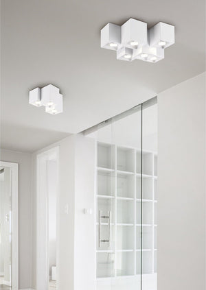 Trio fernando - plafonniere - wit mat - gu10 - binnenverlichting