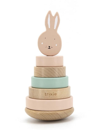 Trixie houten stapeltoren - mrs. rabbit
