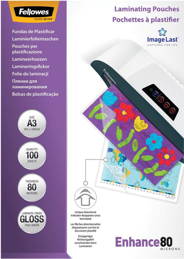 Fellowes lamineerhoezen a3 transparant