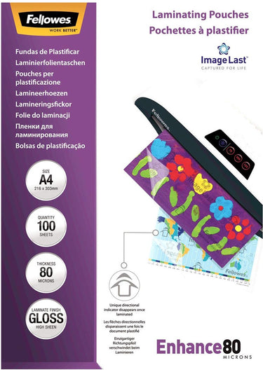 Fellowes lamineerhoezen a4 transparant