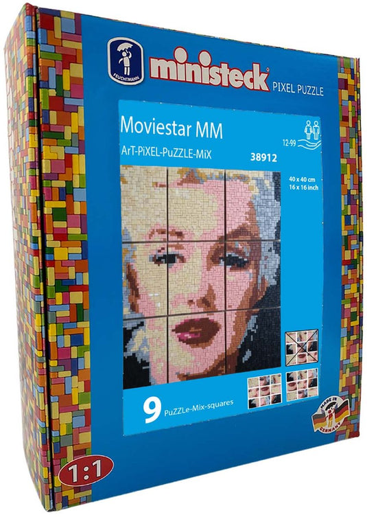 Ministeck mozaïek art moviestar xxl box - 5500 steentjes creatief speelgoed.
