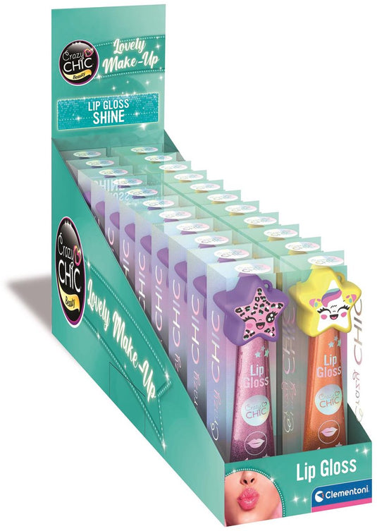 Clementoni crazy chic lipgloss ster paars geel