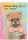 Studio pets by myrna studio pets® kleurboek met stickers a5 – honden editie – kleurboek voor kinderen