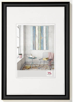 Walther trendstyle - kunststof lijst - fotoformaat 13x18 cm - zwart