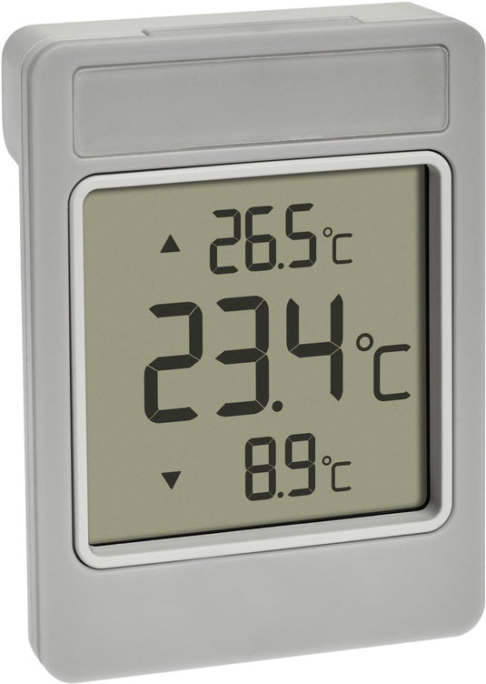 Tfa dostmann digitales fensterthermometer windoo 30.1067.15 raamthermometer grijs
