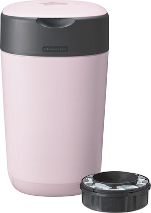Tommee tippee twist click luieremmer - voor maximaal 33 luiers - 1 navulcassette - roze