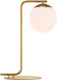 Nordlux grant-tafellamp-e14-opaal glas messing