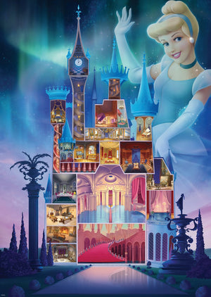 Ravensburger – disney castle assepoester – puzzel 1000 stukjes
