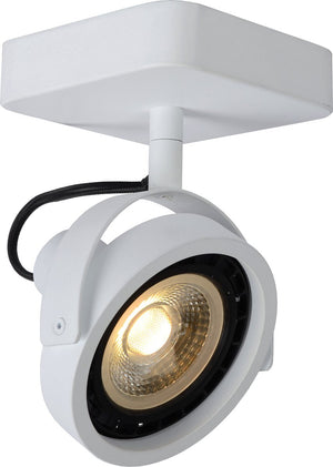 Lucide tala led - plafondspot - led dim to warm - gu10 (es111) - 1x12w 2200k 3000k - wit