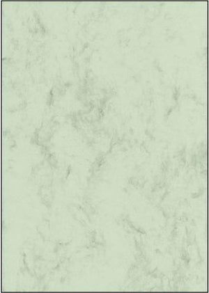Sigel designpapier - a4 - marmer groen - 200 grams - 50 vel - si-dp552