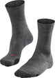 Falke tk2 anti-blaar dik wol functioneel materiaal wandelsokken dames grijs - maat 39-40