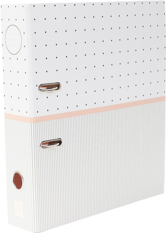 Ancor ordner unique a4 2r 8cm dots wit