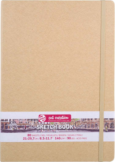 Talens art creation schetsblok 21x29,7cm - 80 vellen - kraft