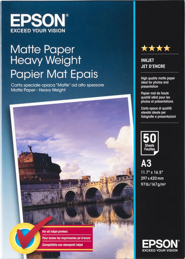 Epson c13s041261 papier - a3 167g m