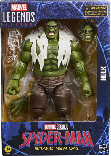 Marvel legends series hulk, spider-man brand new day - actiefiguur 15cm
