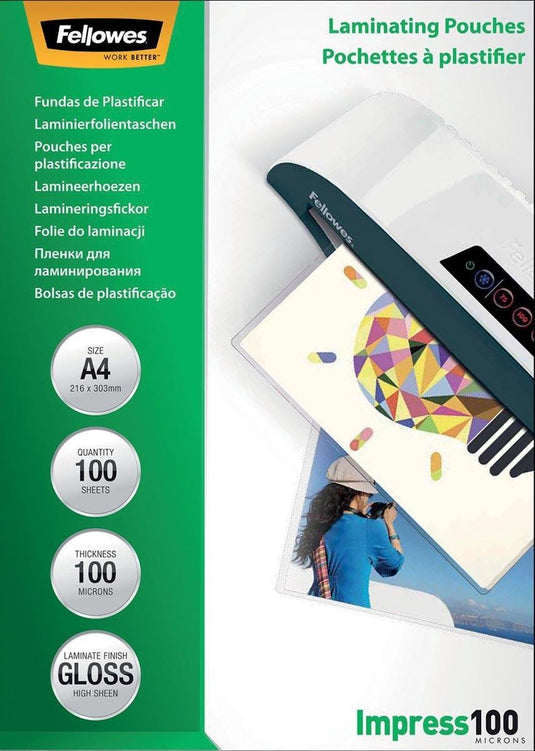 Fellowes lamineerhoezen glossy a4