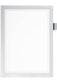 Durable duraframe magnetisch kader note a4, zilver